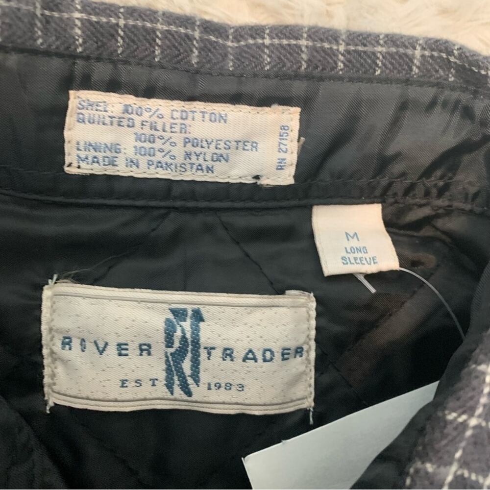 NWT River Trader Quilted Filler Button Down Shirt… - image 6